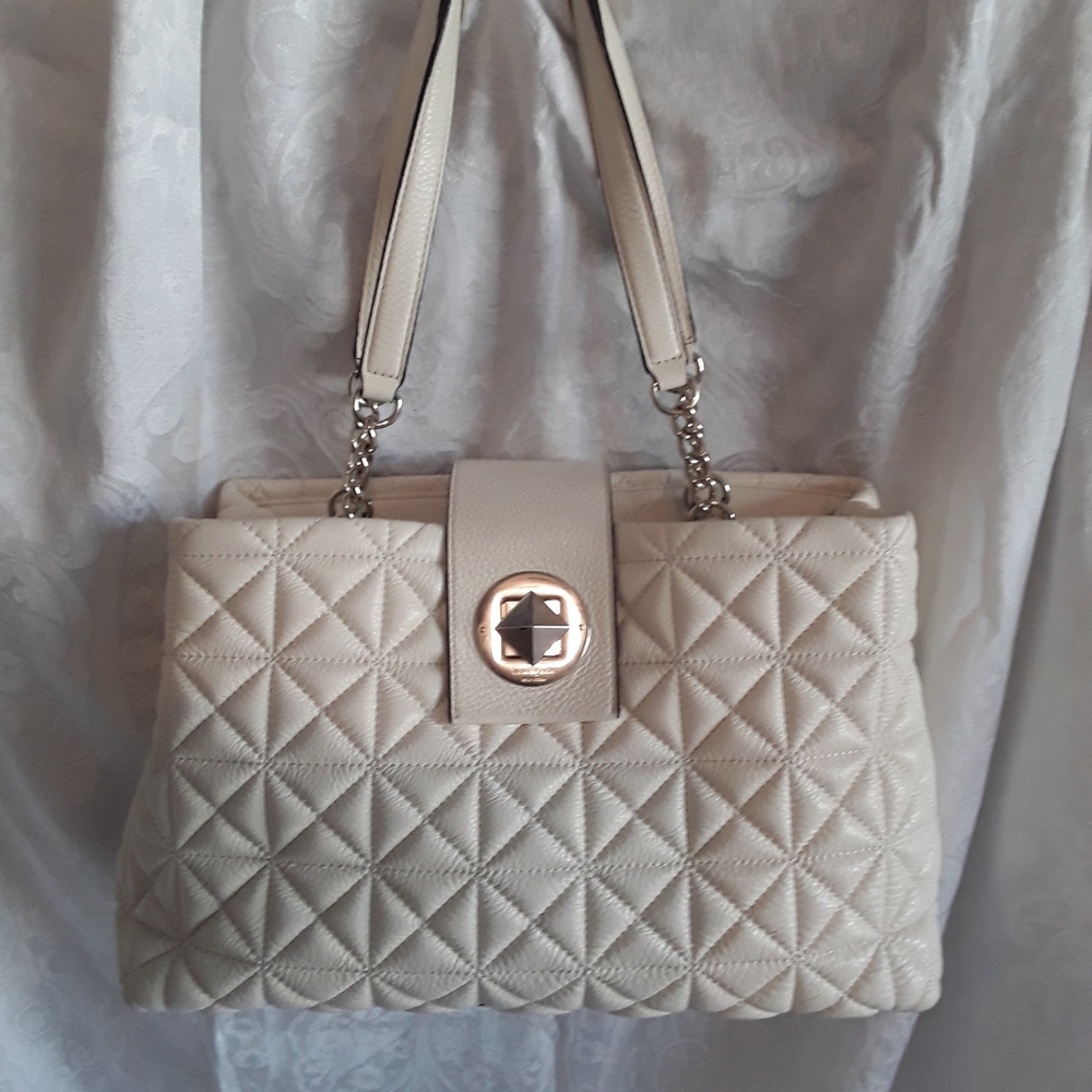Kate Spade Whitaker Place Elena White Handbag